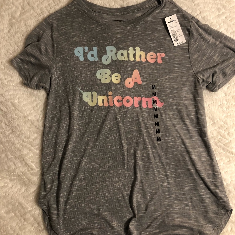 2for$20 I’d rather be a unicorn t-shirt